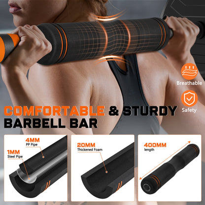  44Lb 4-In-1 Adjustable Dumbbells Set - Versatile Free Weights for home fitness